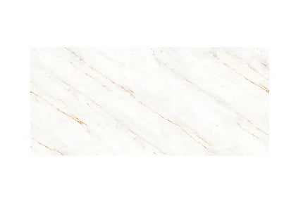 Alice Gold vitrified marble design floor and wall tile in 24×48 inch size with matt carved surface texture, large format slab showing fine detailing, smooth edges, and premium stone-inspired pattern for modern interior spaces.