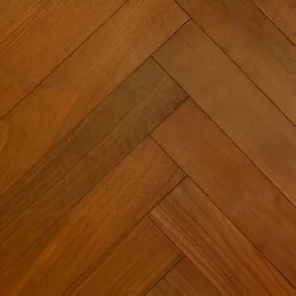 American Walnut Herringbone Flooring 4x28 inch with rich walnut finish, durable solid wood surface, featuring classic herringbone pattern, ideal for elegant interiors, living spaces, and high-end commercial flooring applications
