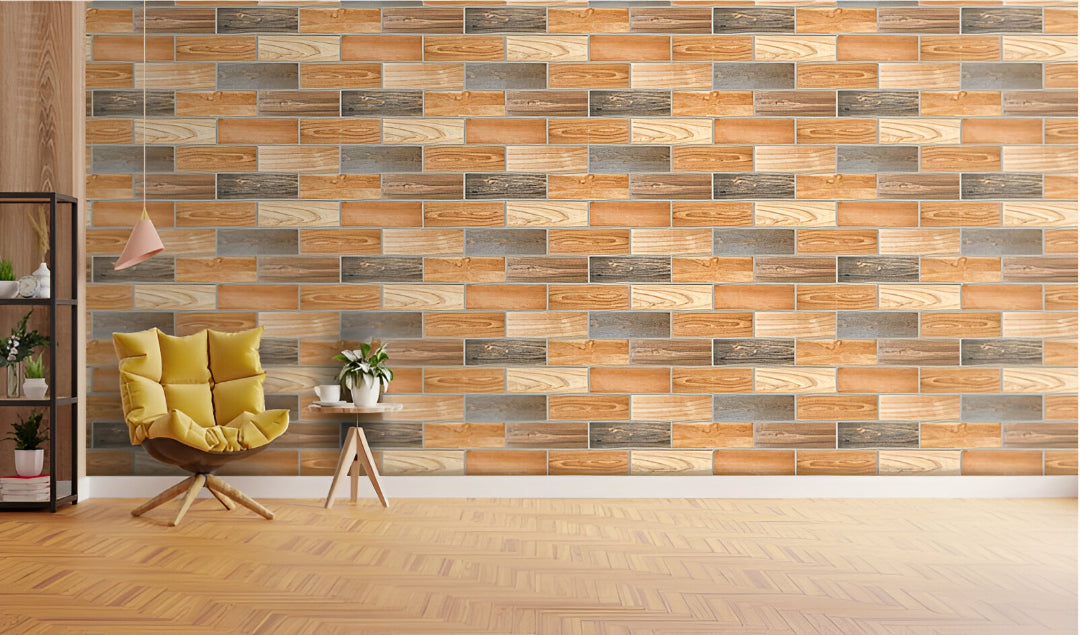 Ample 215 Matt Vitrified Tile 12x18 Inch – Deep grey stone-texture wall tile for bold interiors

