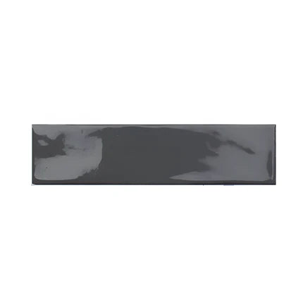 Anchor Grey Handicraft Subway Tile 3x12 – glossy ceramic grey subway tile with handcrafted finish, ideal for kitchen backsplash, bathroom walls, and modern interior designs, shown in a polished surface with subtle grey tone