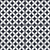 Arch Moroccan Vitrified Tile 24 x 24 Inch showing intricate black and white printed Moroccan pattern in matt finish, ideal for vintage and contemporary interiors, suitable for floor and wall applications, showcasing geometric motifs with a smooth vitrified surface.
