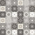 Arica Moroccan Vitrified Tile 24x24 Inch in elegant grey matt finish, showcasing intricate printed Moroccan Rangoli design with detailed geometric and floral motifs — ideal for stylish modern interiors and traditional home décor.