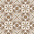 Armeida Moroccan Vitrified Tile 24 x 24 Inch in brown matt finish featuring intricate Moroccan and Rangoli-inspired printed patterns — ideal for stylish walls and floors in living rooms, kitchens, or cafés, offering a blend of ethnic artistry and modern durability.