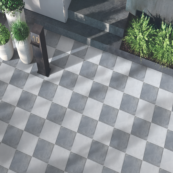 Ashy Moroccan Vitrified Tile 16*16 Inch