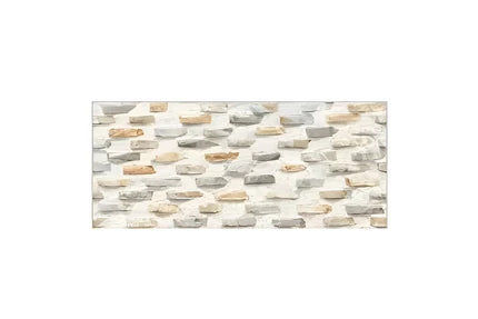 Augusta Snow Vitrified Tile 12 x 24 inch featuring a pristine white design, ideal for adding a clean and contemporary look to floors and walls.

