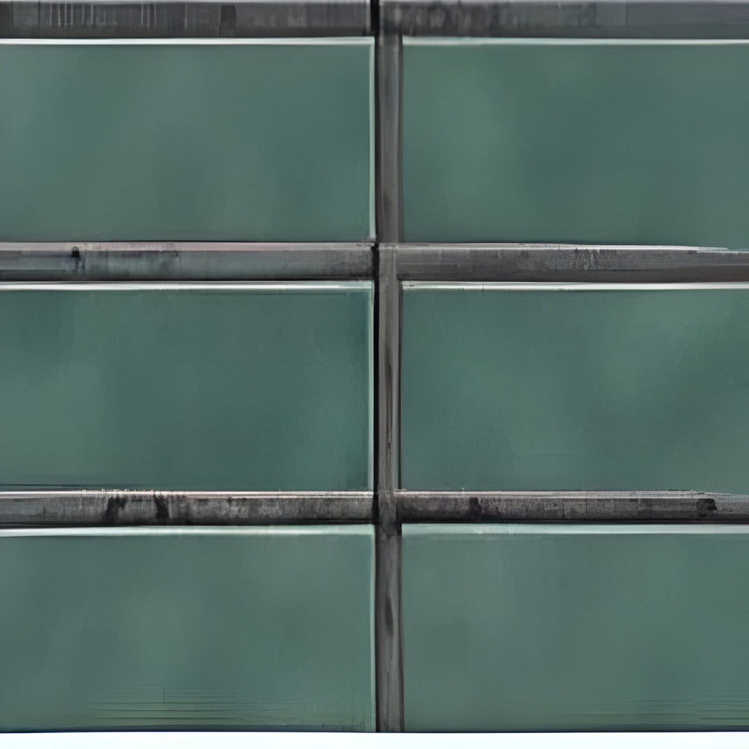 Axis Aqua Subway Tile 4x12 inch with soothing aqua color and glossy finish, ideal for kitchen backsplashes, bathroom walls, and modern decorative interiors.