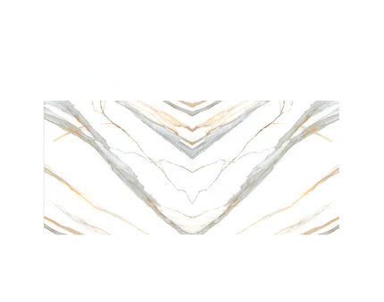 BM-4013 vitrified tile 24x48 inch in gloss finish with elegant white marble design, large-format tile suitable for flooring and wall applications in modern homes, offices, kitchens, bathrooms, and commercial interiors.