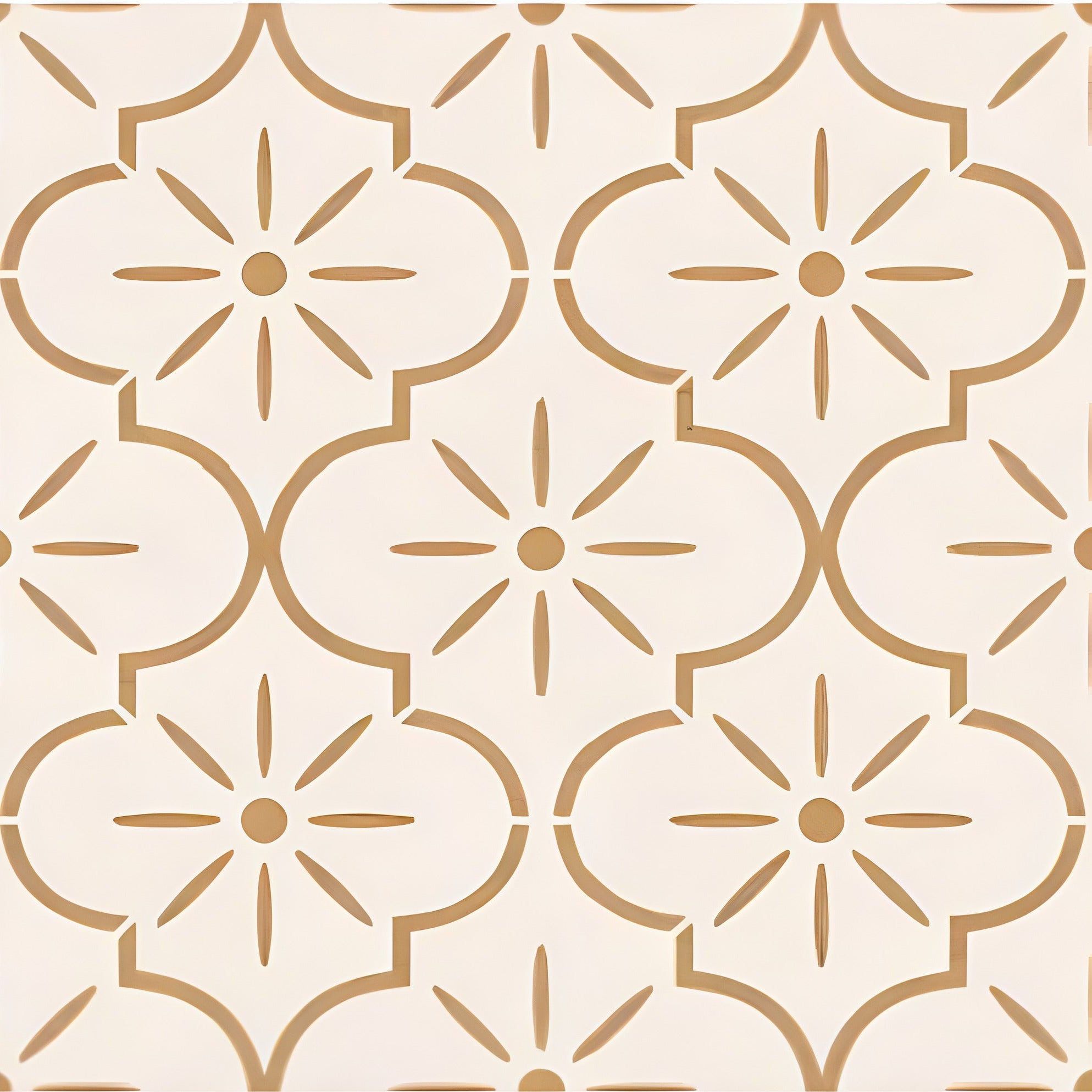Backstage Brown Moroccan vitrified tile in 8×8 inch size featuring a rich brown color with detailed Moroccan and rangoli-inspired printed patterns, matt finish surface, suitable for floor and wall applications in living rooms, kitchens, bathrooms, cafés, and decorative interior spaces.