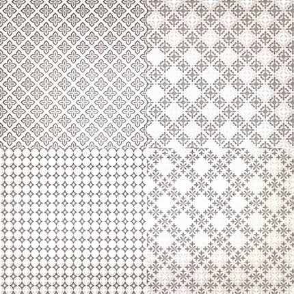 Bani Moroccan Vitrified Tile 24 x 24 Inch in elegant white color featuring a subtle Moroccan geometric pattern with a smooth matt finish, ideal for modern floor and wall applications in homes, offices, and commercial spaces.