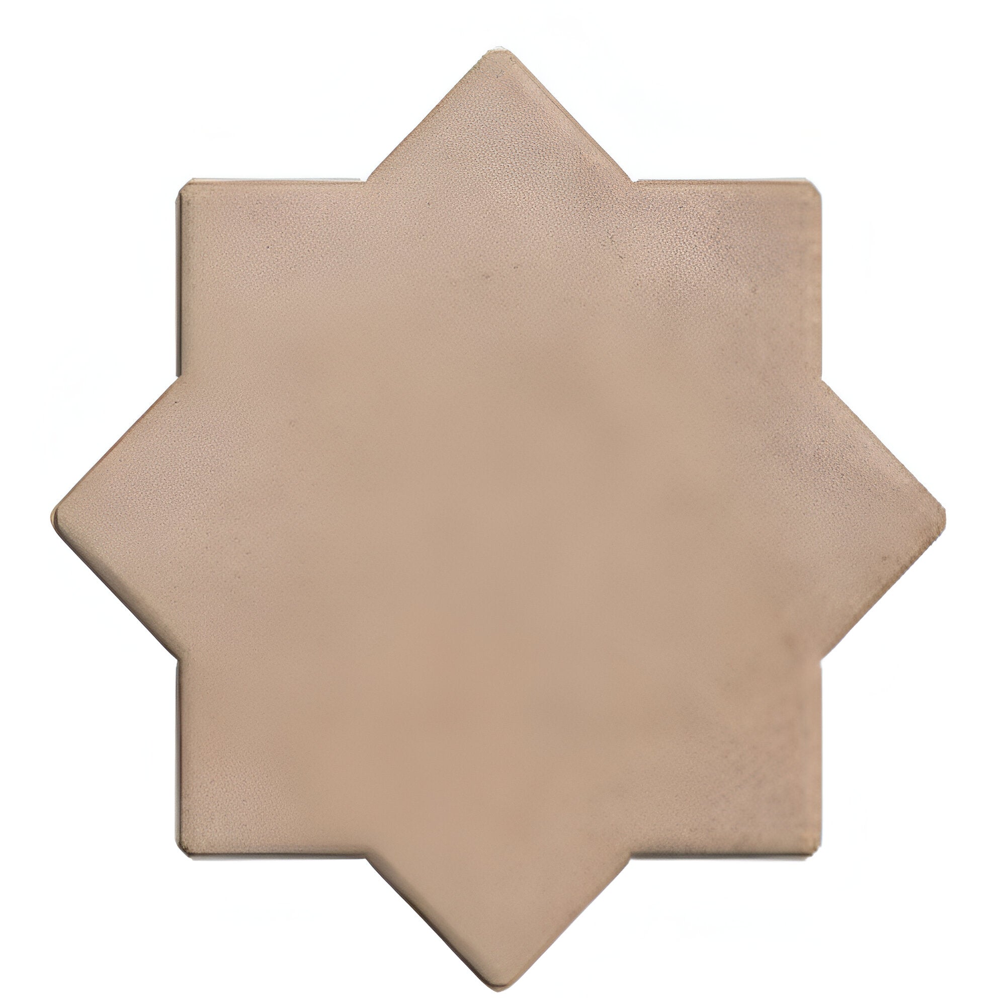 Batik Beige Star-Cross vitrified tile in 6×6 inch size featuring a soft beige tone with a detailed star-cross surface pattern and matt finish, suitable for elegant floor and wall interior designs.