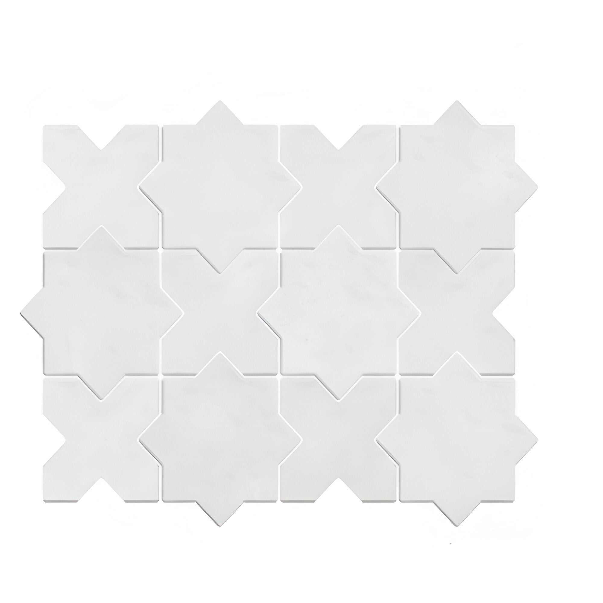 Batik Harbor Star-Cross vitrified tile in 6×6 inch size with a matt finish, featuring an intricate star-cross pattern, suitable for floor and wall installation in bathrooms, kitchens, patios, and decorative interior spaces.