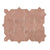 Batik Peach Star-Cross Vitrified Tile, 6x6 Inch, Matt Finish – Durable floor and wall tile with elegant peach-toned Star-Cross pattern, ideal for indoor flooring and wall decoration, showcasing scratch-resistant and moisture-resistant surface.