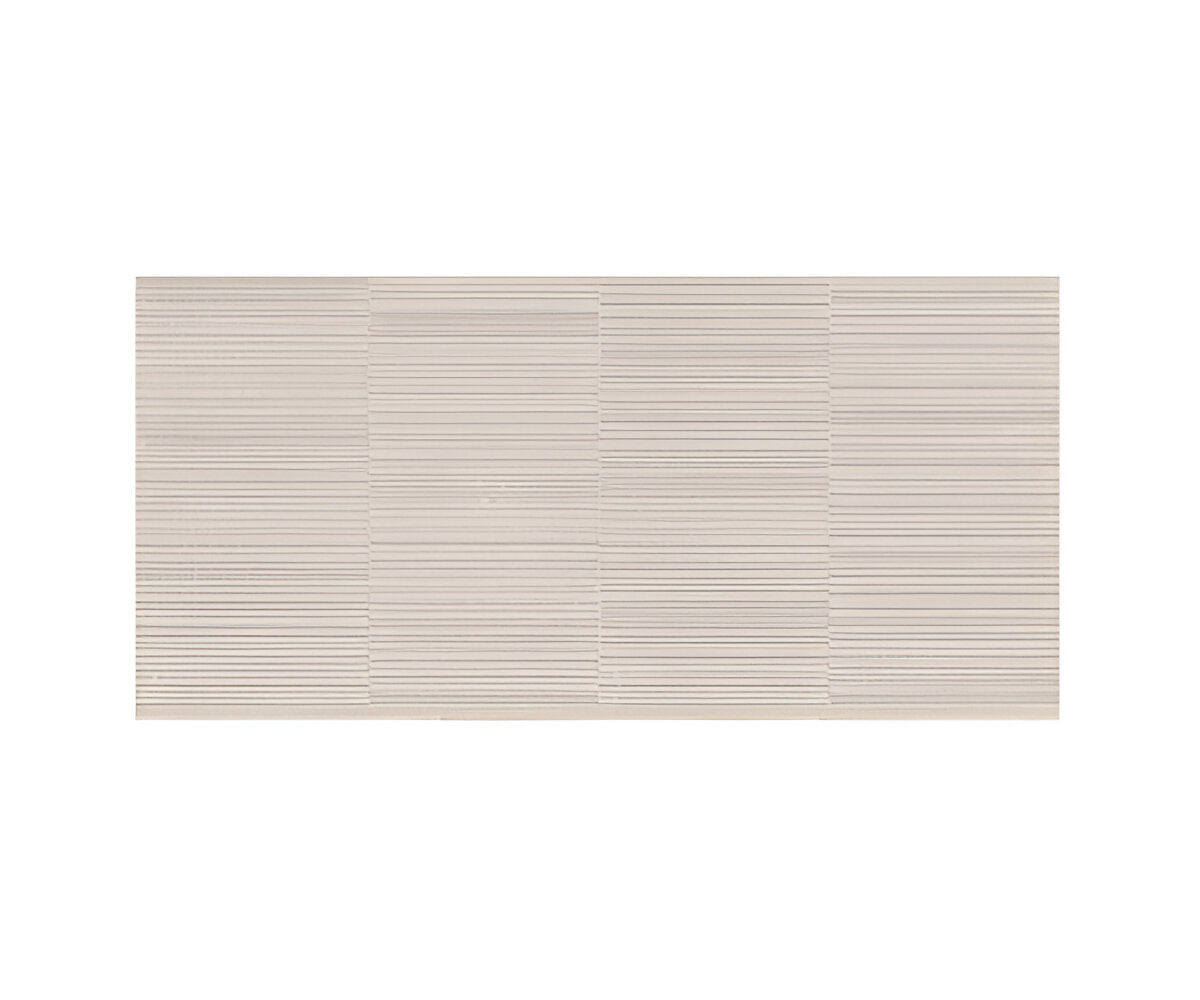 Belmond Crema Decor vitrified tile in 24×48 inch size showcasing a rustic decorative surface with fine textural detailing, matt finish appearance, suitable for modern living room flooring, feature wall installation, and commercial interior applications, highlighting large-format seamless layout and durable architectural design.