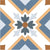 Bergen Moroccan Vitrified Tile – 16×16 inch tile featuring intricate Moroccan-inspired patterns in soft blue, grey, and beige tones, ideal for timeless interiors.







