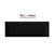 Black 4 Inch x 12 Inch Subway Tile featuring a smooth black finish with glossy surface suitable for modern wall applications in kitchens bathrooms and accent walls
