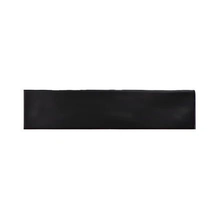 Glossy black ceramic subway wall tile for kitchens, bathrooms, and stylish backsplashes.