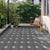 Blossom Grey Ceramic Athangudi Tile 12 Inch x 12 Inch featuring an elegant Moroccan-inspired Athangudi and Rangoli printed pattern in sophisticated grey tones with a smooth matt finish. This premium ceramic tile is suitable for both wall and floor applications, making it ideal for bathrooms, kitchens, balconies, bedrooms, living rooms, accent walls, and decorative flooring. The timeless geometric design complements modern, traditional, contemporary, and heritage-inspired interiors while offering durability,