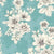 Blue Flora 1 Wallpaper Set Tile 24 Inch x 48 Inch featuring a decorative floral pattern in blue tones with smooth finish suitable for wall applications in living rooms bedrooms and accent walls
