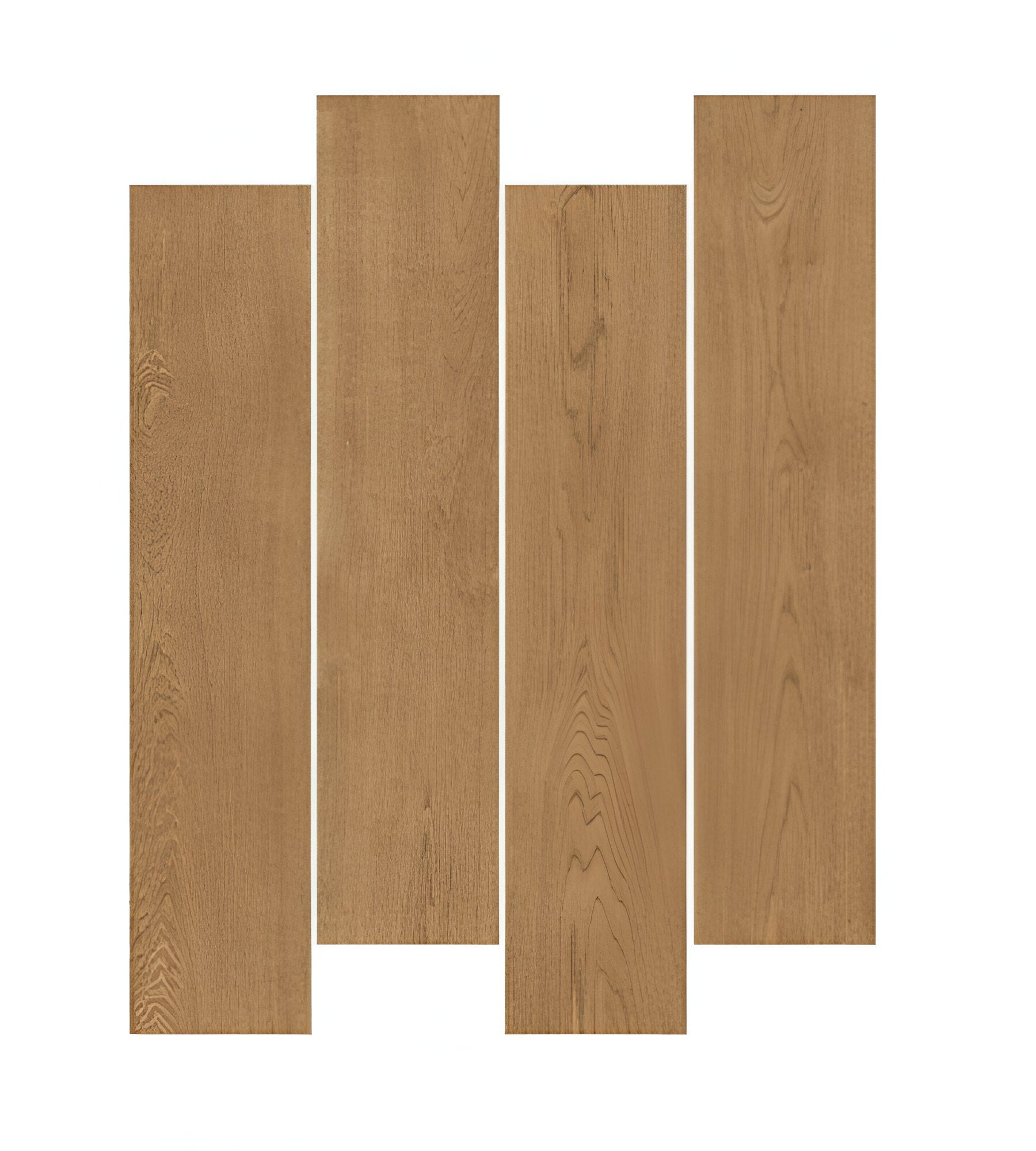 Bogart Brown Wooden Plank Tile 8 × 48 Inch showing rich natural brown wooden grains with a detailed carving texture, designed for floor usage in vitrified material, creating an elegant and warm wooden plank flooring look.