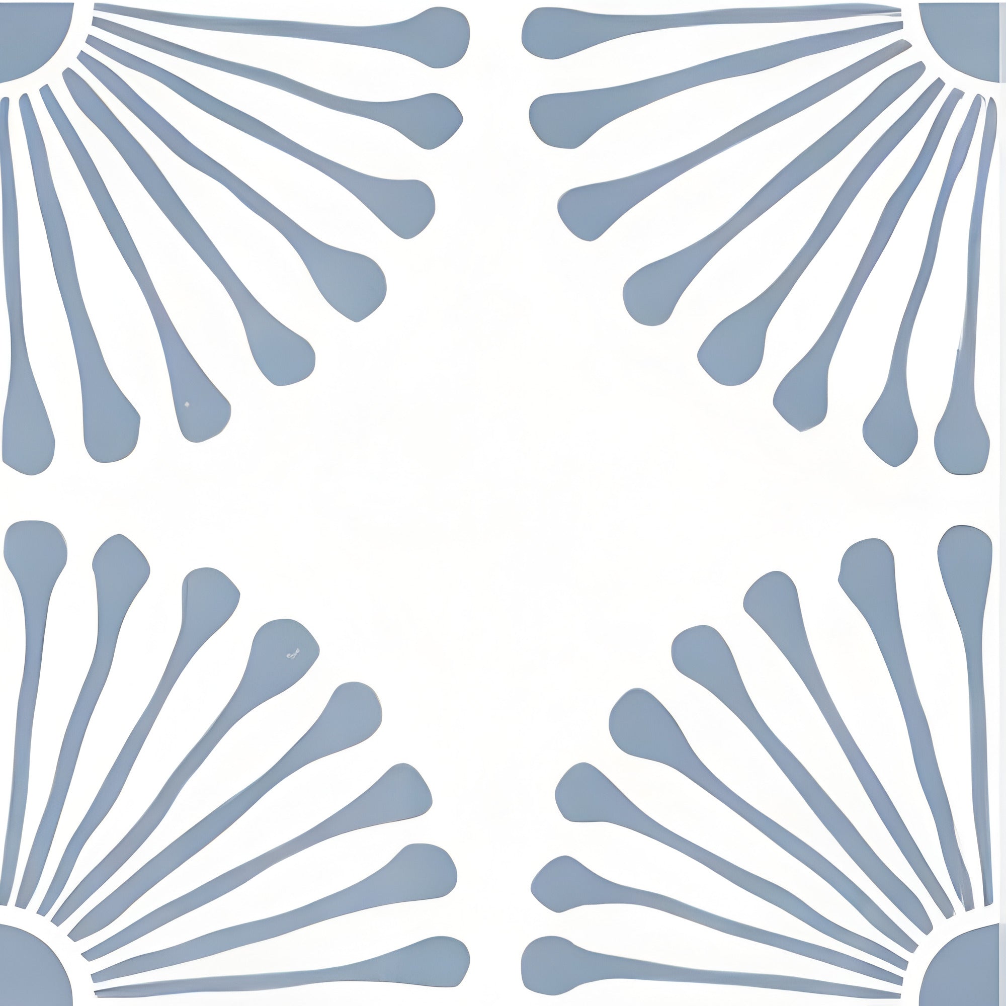 Botega Blue Moroccan vitrified tile in 8 by 8 inch size featuring a matt finish with detailed printed Moroccan and rangoli inspired patterns in deep blue shades, suitable for stylish floor and wall applications in modern and traditional interiors.