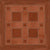 Brick Cotto Moroccan Ceramic Tile – 24x24 inch ceramic tile featuring warm terracotta tones with Moroccan-inspired geometric and brick-style patterns.


