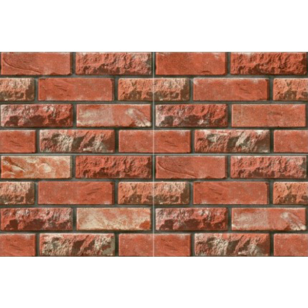 Bricks-23 Matt Vitrified Wall Tile 12x18 Inch with rustic brick design – The Tiles House
