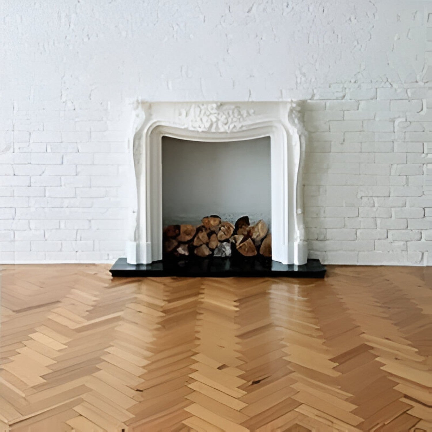 Burma Teak Herringbone Flooring 4x28 inch with natural teak finish, durable solid wood surface, featuring elegant herringbone pattern, ideal for sophisticated interiors, living spaces, and high-end commercial flooring applications
