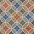 CT-06 Moroccan Vitrified Tile 12x12 Inch – Eye-catching tile with interlocking petal patterns and floral star accents in orange, blue, green, and earthy tones, perfect for Moroccan-style interiors
