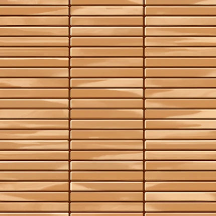 CTB-11 Kitkat Ceramic Tile 12x12 inch in glossy brown finish featuring a subway-inspired kitkat pattern design, ideal for modern and traditional wall applications in kitchens, bathrooms, and accent walls.