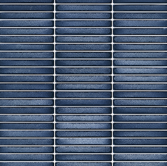 CTB-25 Kitkat Ceramic Tile in 12x12 size, crafted from ceramic material, featuring a glossy blue finish with a kitkat subway design. Ideal for wall applications, kitchen backsplashes, and bathroom interiors, adding a modern and vibrant look.