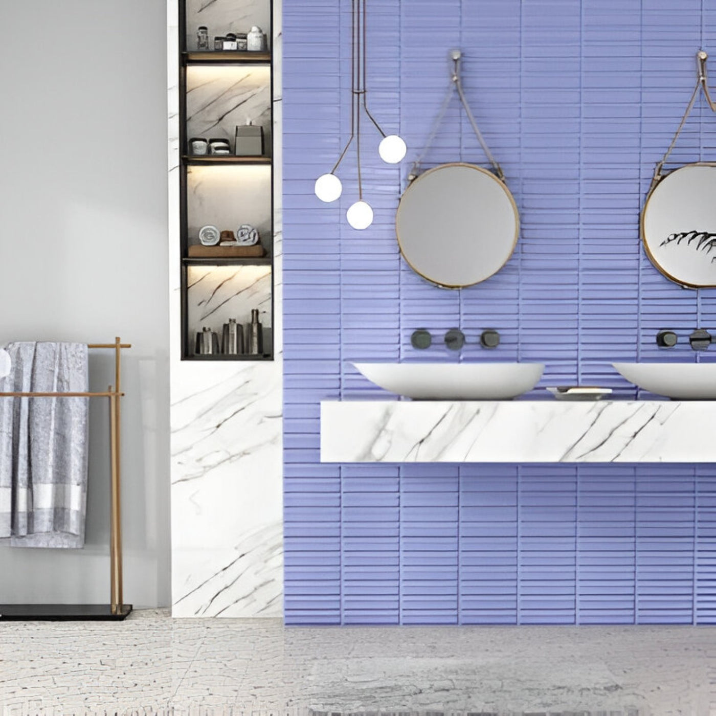 Chic Lavender Capsule Dusk Bathroom Inspiration