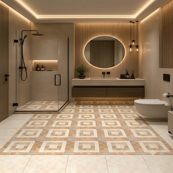 Carpet Moroccan Vitrified Tile 16*16 Inch (B)