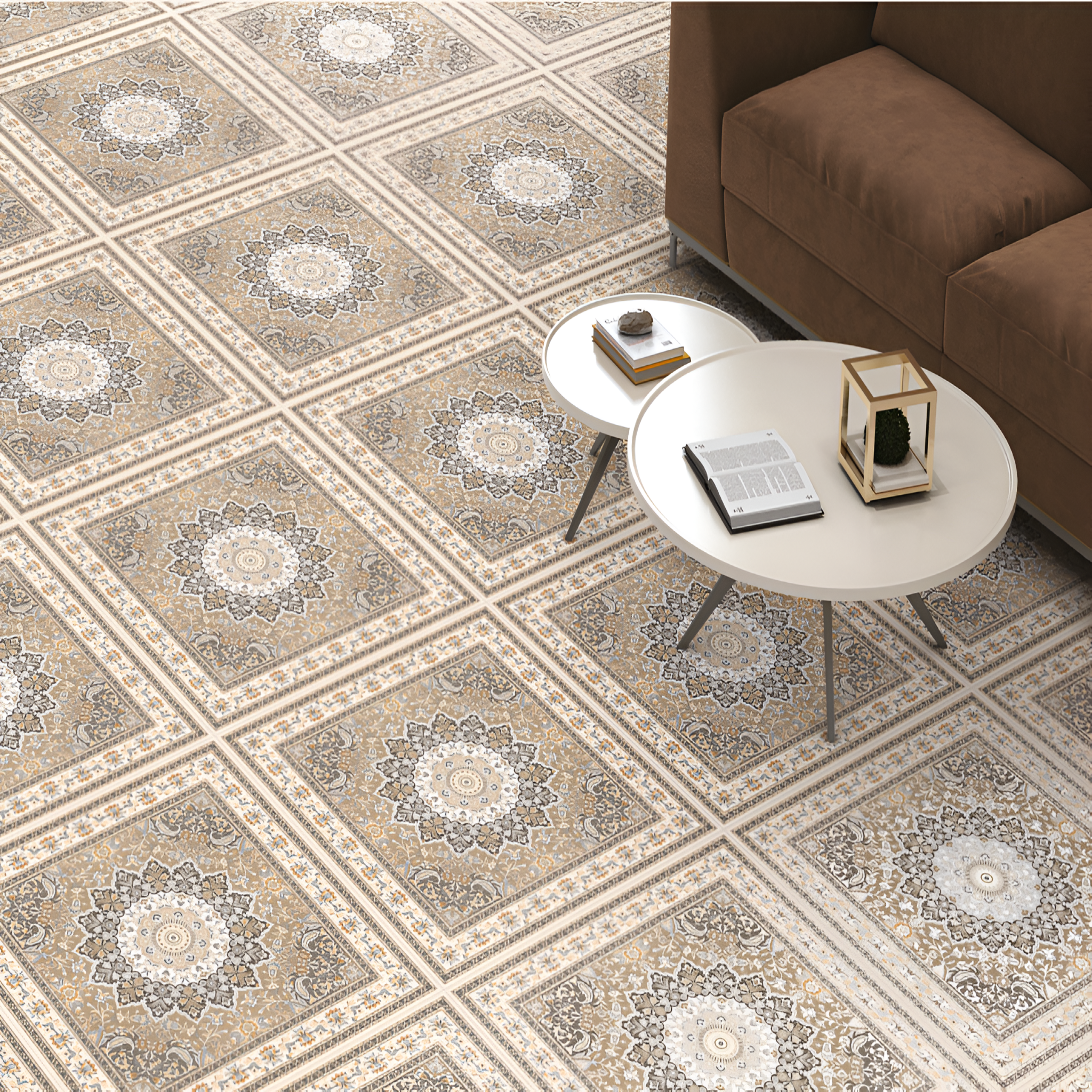 Casper Porcelain Matt 24x24 Inch Tile – Soft grey matte porcelain tile with a smooth, uniform finish ideal for minimalist and contemporary spaces.








