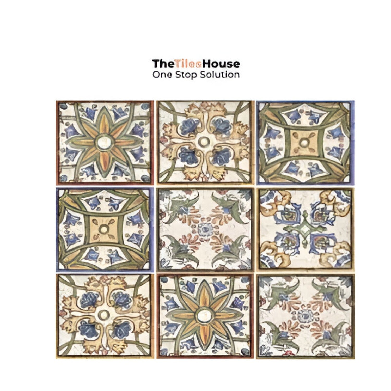 Catania Decor Ceramic Tile 6x6 inch with intricate decorative patterns, smooth matte finish, and versatile design, ideal for accent walls, backsplashes, or detailed flooring applications