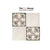 Catania Decor Ceramic Tile 6x6 inch with intricate decorative patterns, smooth matte finish, and versatile design, ideal for accent walls, backsplashes, or detailed flooring applications
