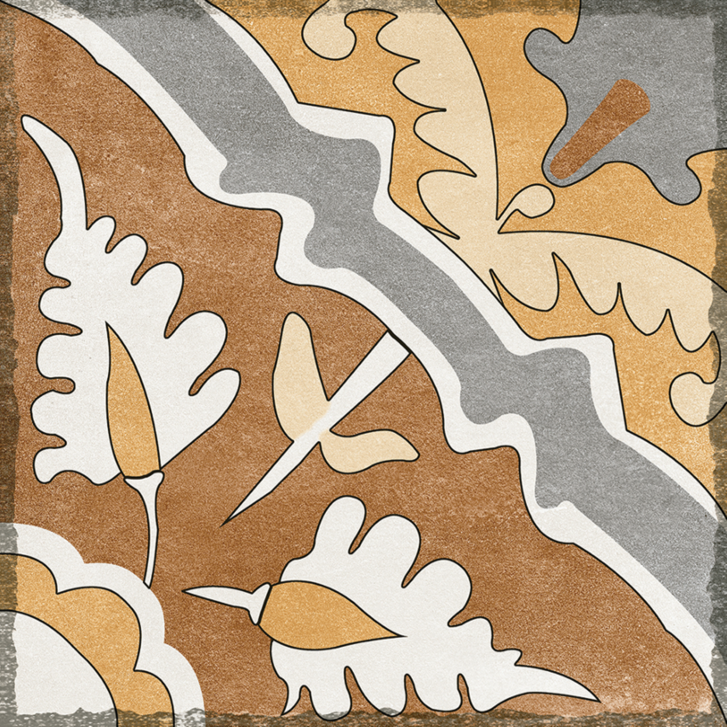 Cemento Grey Vitrified Floor Tile with a matt finish, featuring a sleek cement-inspired grey texture, durable and scratch-resistant surface, ideal for contemporary floors in homes and commercial spaces.
