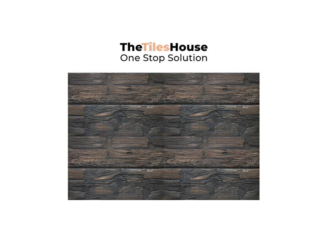 Charm Dark Wood Matt Vitrified Tile 12x18 inch with rich dark wood grain texture, deep brown tones, and matte finish, perfect for elegant and durable flooring or wall designs
