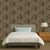 Chroma 74060-5 floral wallpaper with brown background and intricate floral patterns, modern and elegant wall décor design for living rooms, bedrooms, or feature walls, offering a bold yet timeless interior style