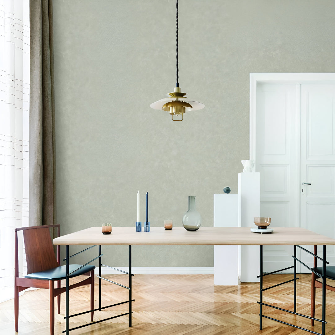 Chroma 74061-2 grey wallpaper featuring delicate botanical patterns in soft grey tones, designed to bring elegance and sophistication to modern interiors. The wallpaper showcases fine  detailing with a subtle textured finish, making it ideal for creating a serene and stylish backdrop in living rooms, bedrooms, or office spaces