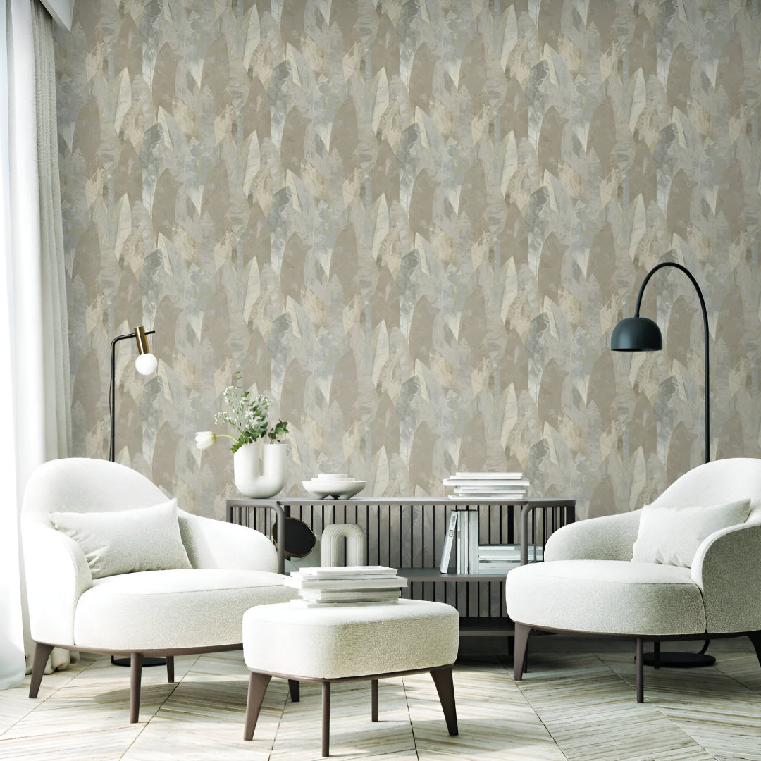Chroma 74064-3 Floral Brown Wallpaper featuring an elegant blend of soft floral patterns on a rich earthy brown background, designed to bring warmth, depth, and sophistication to modern and traditional interiors alike, suitable for bedrooms, living rooms, and feature walls.