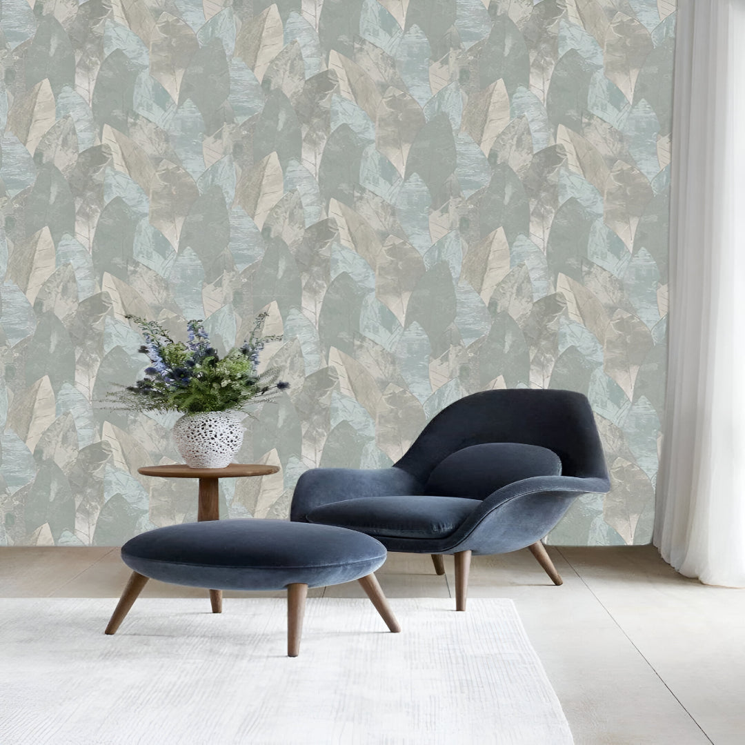 Chroma 74064-4 grey floral wallpaper featuring elegant soft-grey background with intricate floral designs, modern and timeless wall décor suitable for bedrooms, living rooms, and accent walls, adding sophistication and subtle luxury to interior spaces.