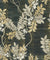Chroma 74064-5 Floral Wallpaper in black featuring a deep, bold background adorned with delicate floral patterns.