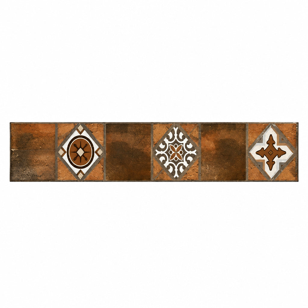 Cicilia Choco Vitrified Tile 6*36 Inch