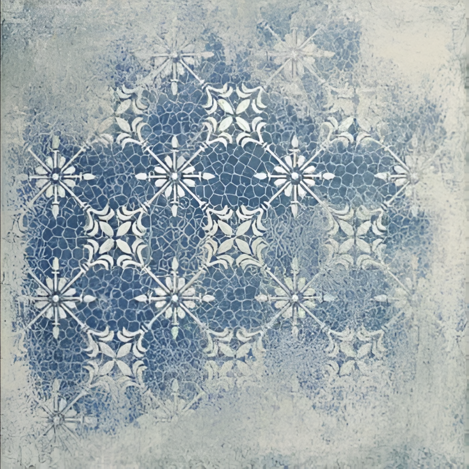 Clay Fossil Eve Vitrified Matt Tile 9x9 Inch with natural fossil-inspired patterns, earthy beige tones, and a smooth matte finish ideal for contemporary floors and walls.
