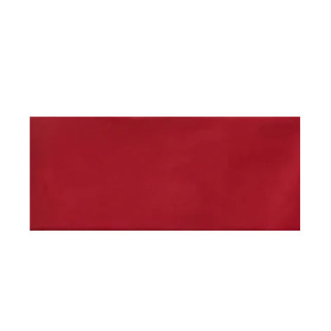 Cleo Crimson Glossy Subway Tile 3 Inch x 12 Inch featuring a vibrant glossy red finish with smooth surface ideal for modern wall applications in kitchens bathrooms and accent walls
