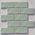 Cleo Mint Glossy Subway Tile 3x12 inch with a glossy finish, featuring a refreshing mint-green surface, smooth and durable, ideal for modern backsplashes and decorative wall applications.
