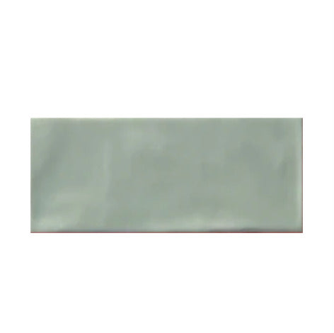 Cleo Mint Glossy Subway Tile 3x12 inch with a glossy finish, featuring a refreshing mint-green surface, smooth and durable, ideal for modern backsplashes and decorative wall applications.
