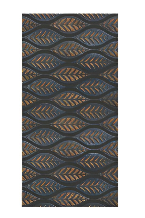 Coal Decor Vitrified Tile 24 x 48 inch featuring a sleek dark-toned design with subtle decorative patterns, perfect for adding a modern and sophisticated look to floors and walls.
