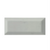 Cool Grey Bevelled Subway Tile 4x8 inch with a glossy finish, featuring a soft cool-grey beveled surface, smooth and durable, ideal for contemporary backsplashes and decorative wall applications.
