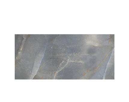 Costa Gris vitrified tile in 24x48 inch size with elegant grey marble design and glossy finish, ideal for modern flooring and wall applications in homes, offices, and commercial interiors."